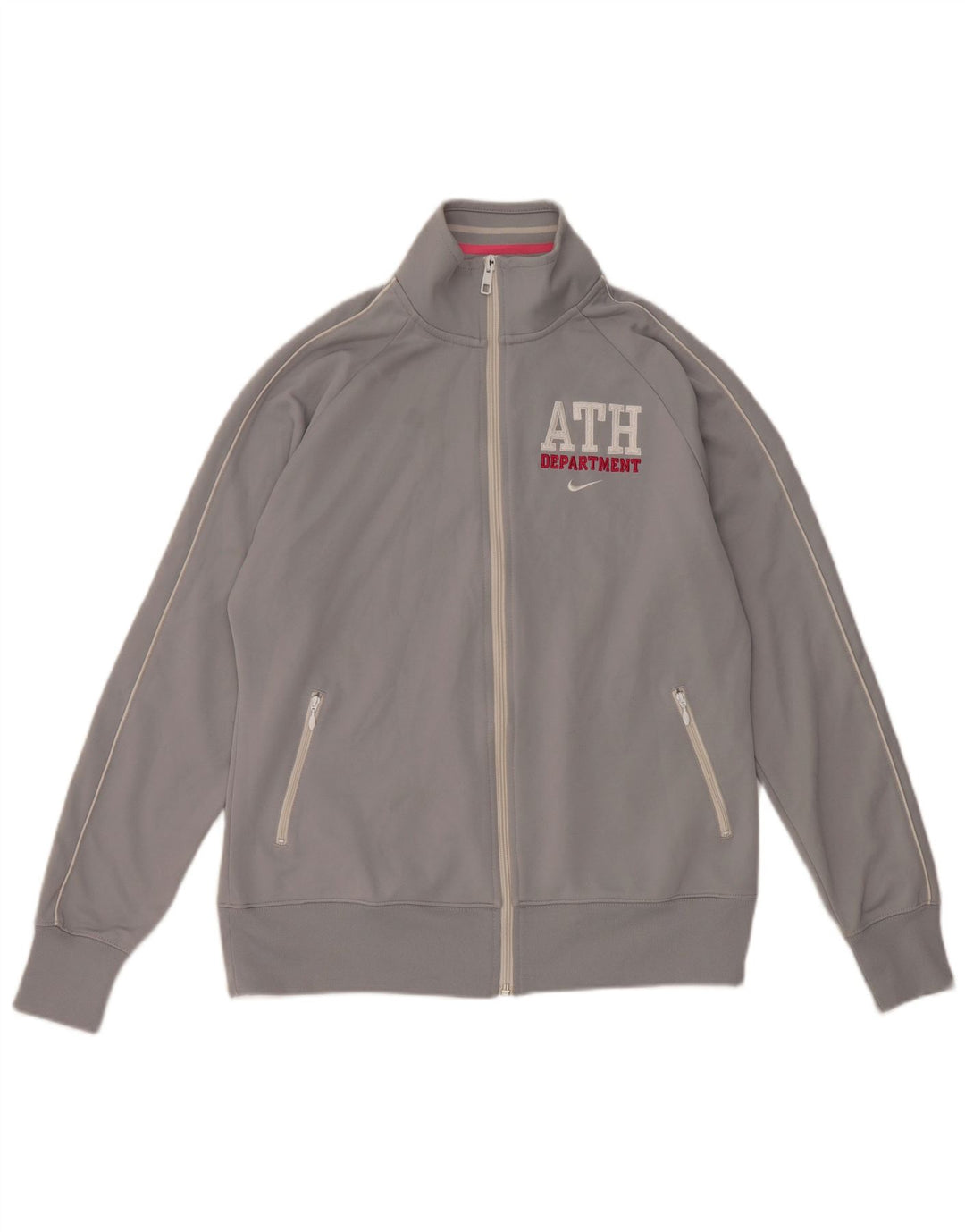 Giacca da ginnastica grafica da donna Nike UK 18 XL Grigia