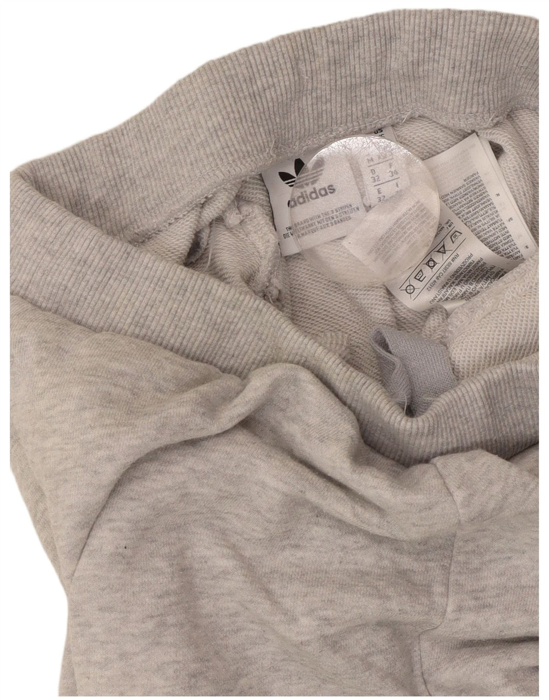 Pantaloni da tuta da donna ADIDAS Joggers UK 6 XS Cotone chiazzato grigio