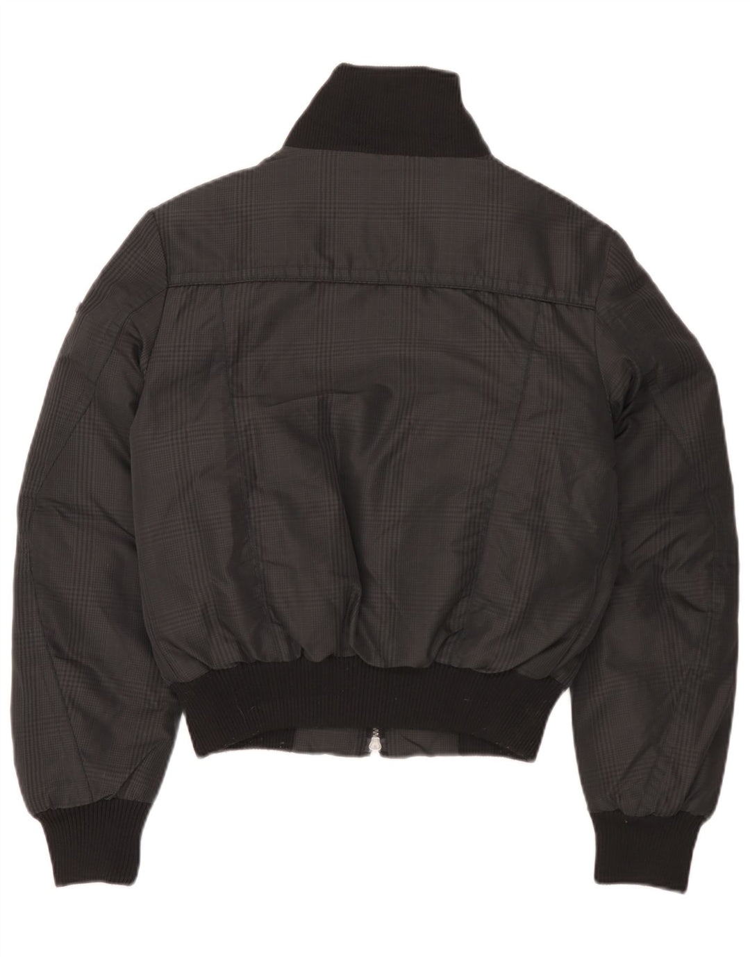 PEUTEREY Giubbotto Bomber Imbottito Uomo IT 46 Small Pied De Poule Grigio Poliammide