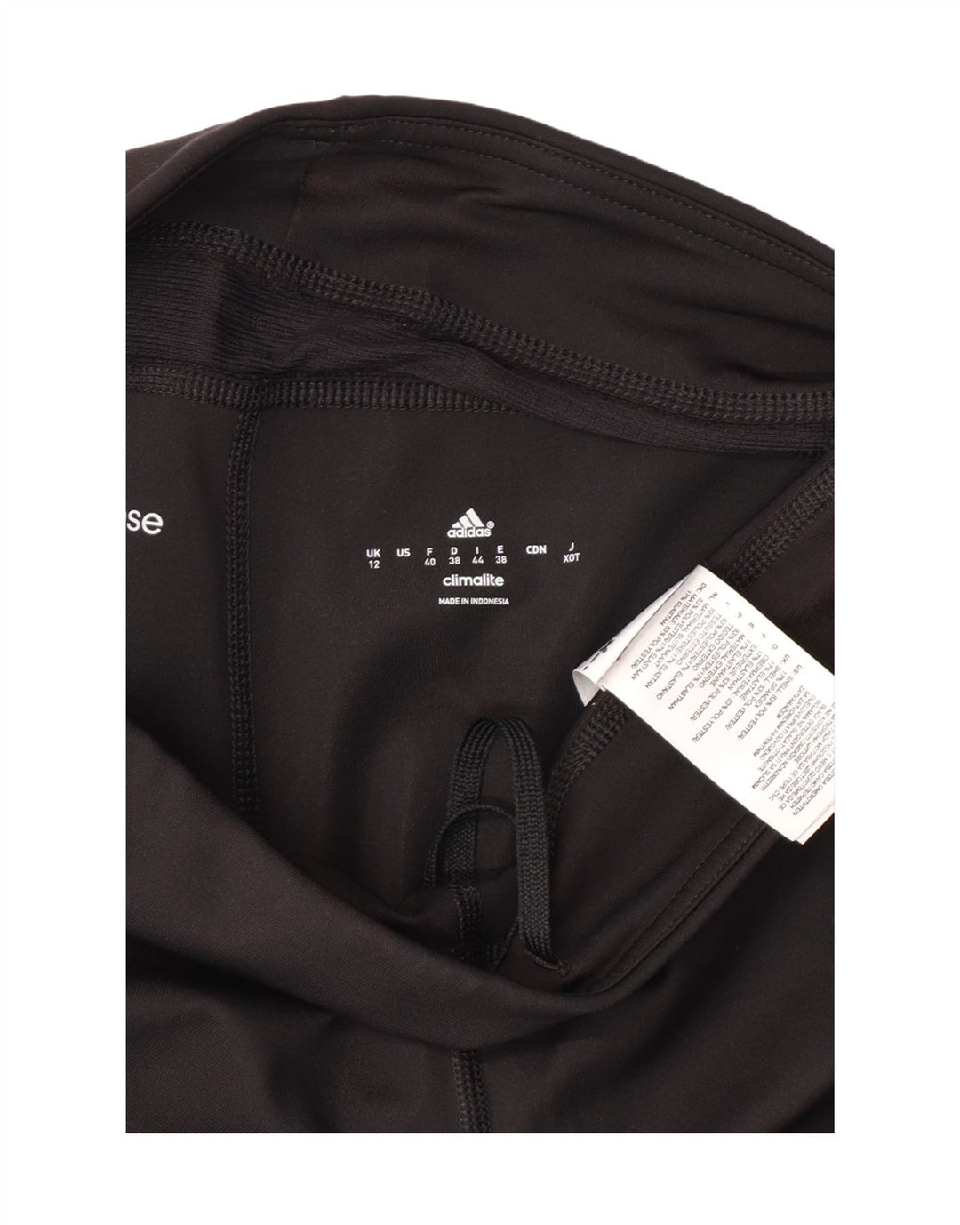 Leggings ADIDAS da donna Climalite Capri UK 12 medio nero poliestere