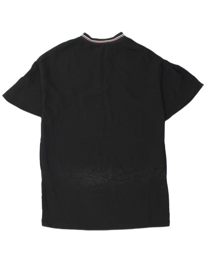 Abito a trapezio da donna Zara con collo e zip UK 14 poliestere nero medio