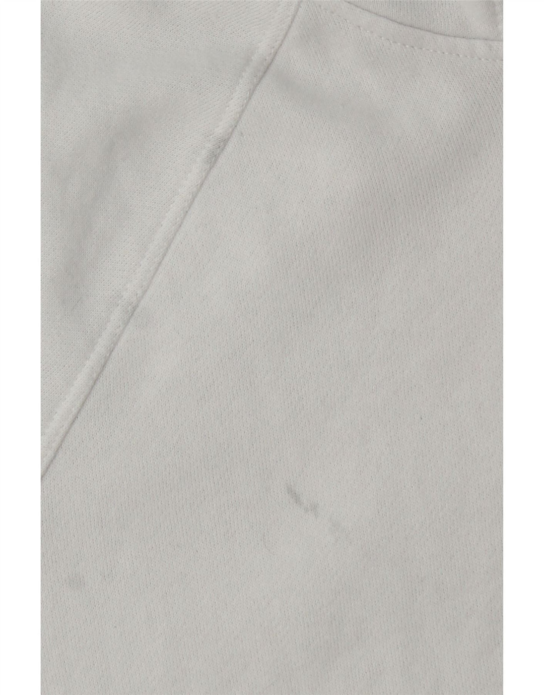 Maglione con cappuccio oversize corto da donna Calvin Klein UK 10 piccolo cotone bianco