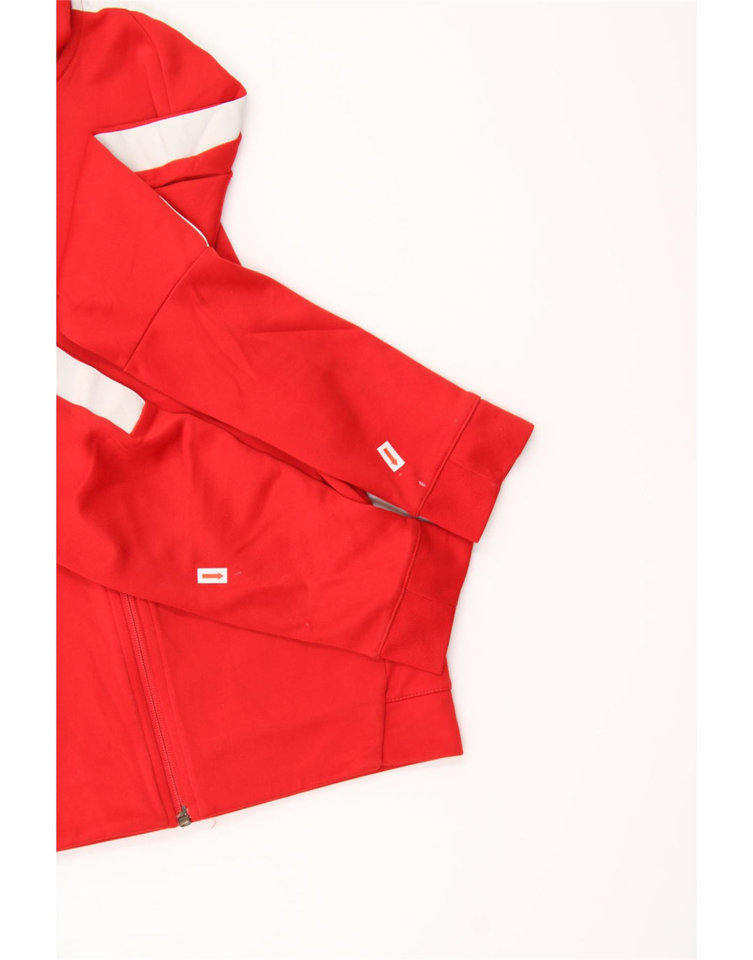 NIKE Boys Graphic Tracksuit Top Jacket 12-13 Years Large  Red Colourblock Vintage Nike and Second-Hand Nike from Messina Hembry 