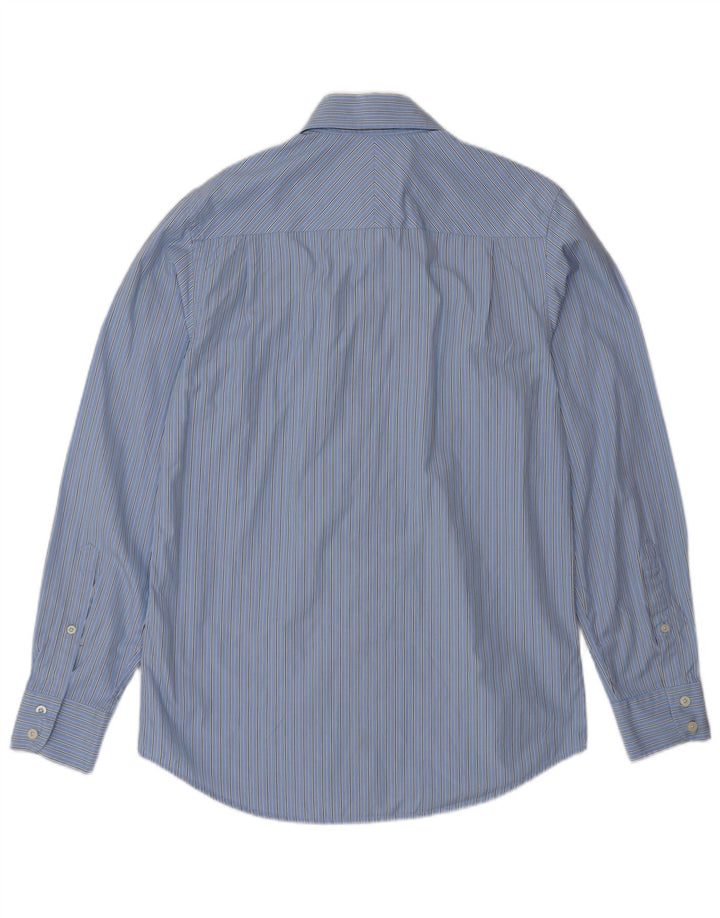 Camicia da uomo Musto piccola in cotone a righe blu