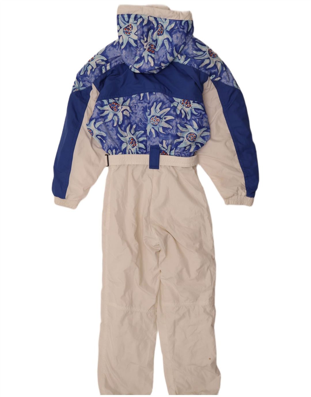 Tuta da sci oversize con cappuccio da donna Ellesse IT 40 Small White Floral