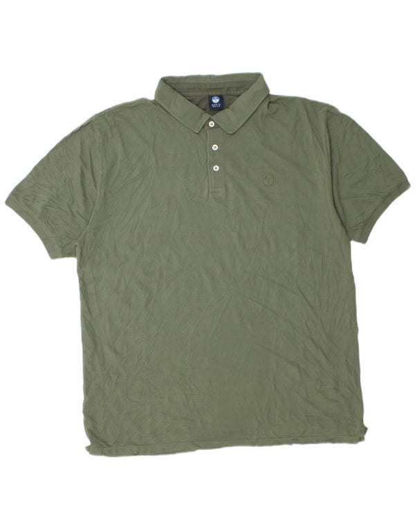 Polo da uomo North Sails 2XL in cotone verde