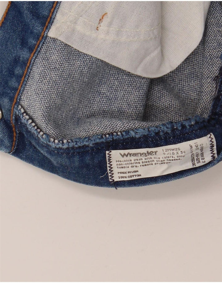 Jeans affusolati a vita alta da donna Wrangler W26 L34 cotone blu