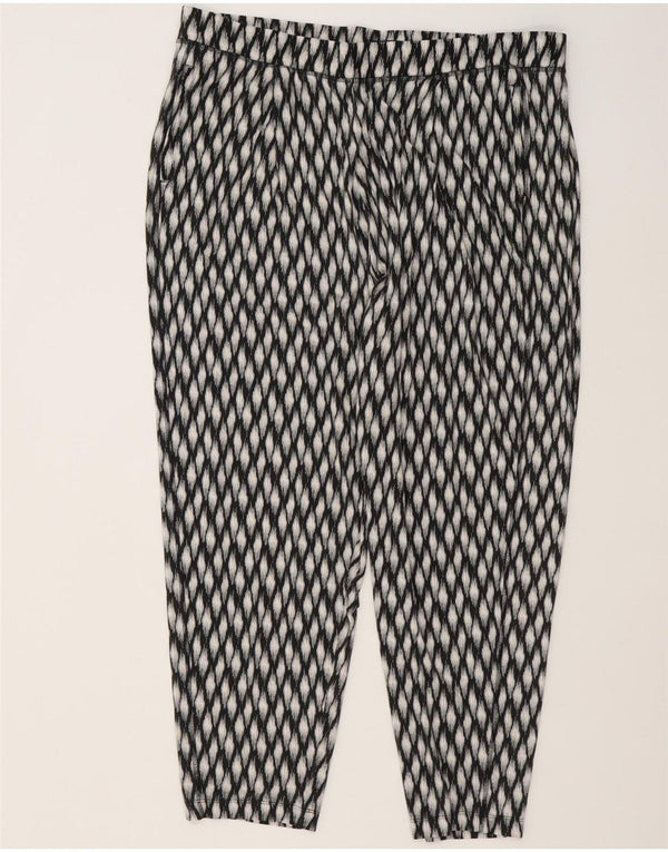 Marks & Spencer Womens High Waist Casual Trousers UK 20 2XL W40 L27 Black
