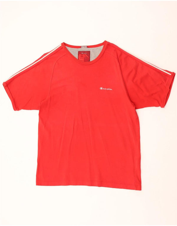 T-shirt da uomo Champion Top 2XL in cotone rosso