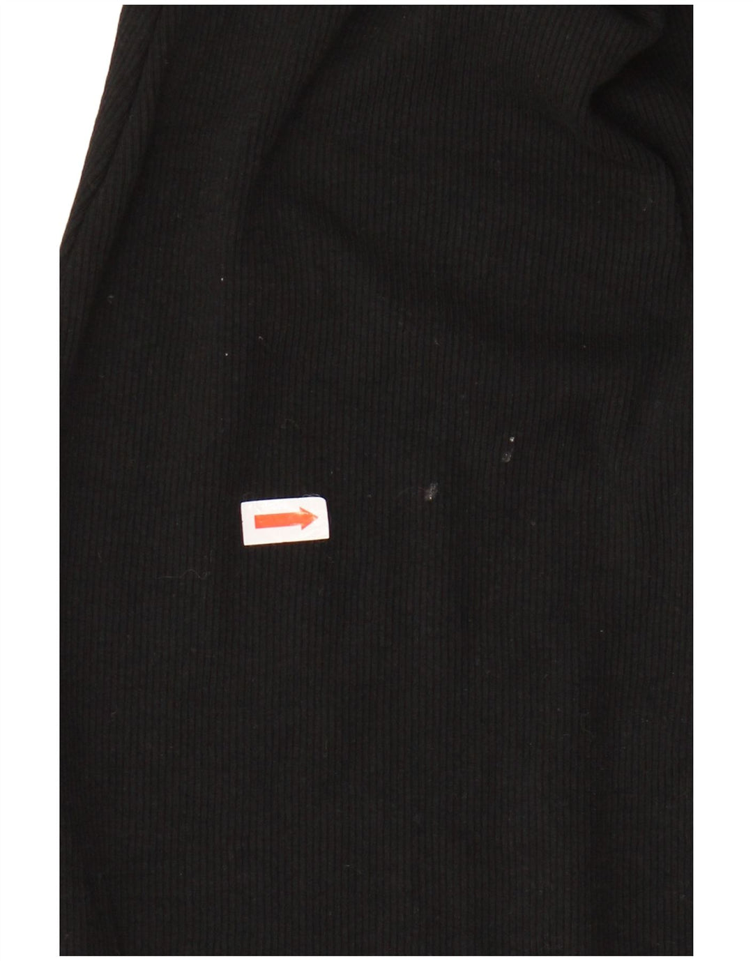 Vestito aderente a maniche lunghe da donna ZARA UK 8 piccolo in cotone nero