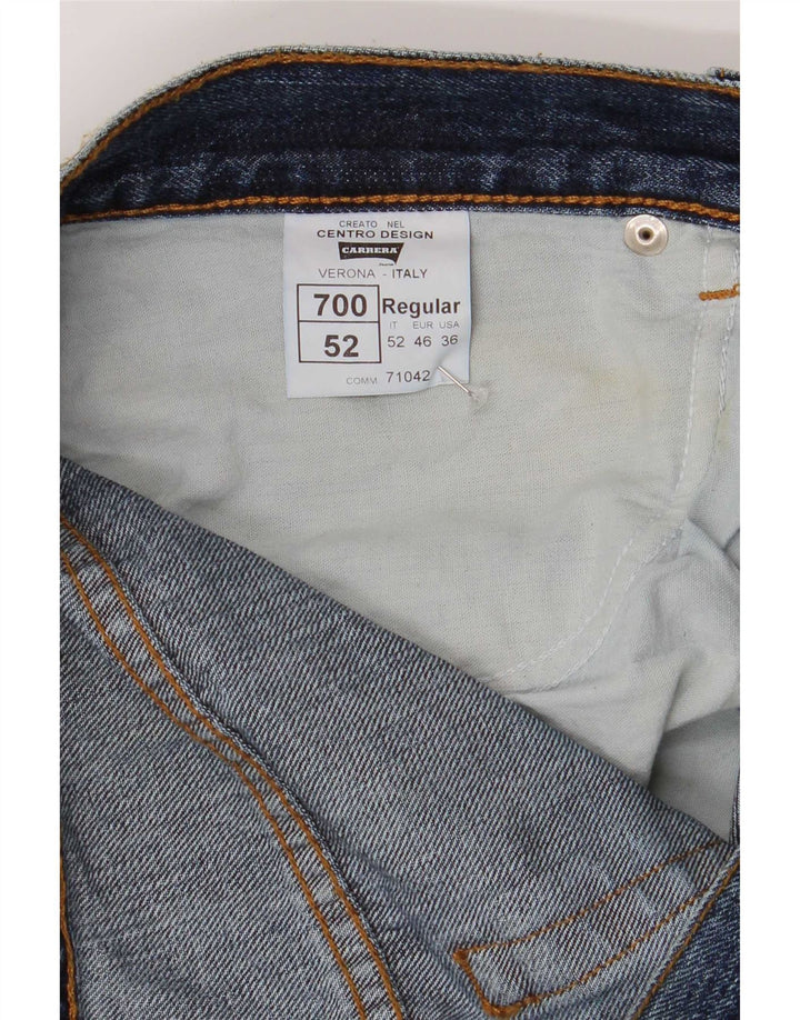Jeans dritti regolari da uomo Carrera 700 W36 L34 cotone blu