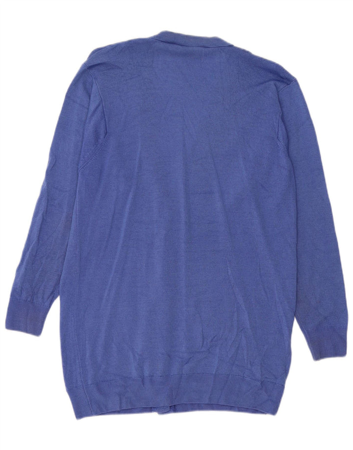 Maglione cardigan Marks & Spencer da donna St. Michael UK 8 piccolo blu