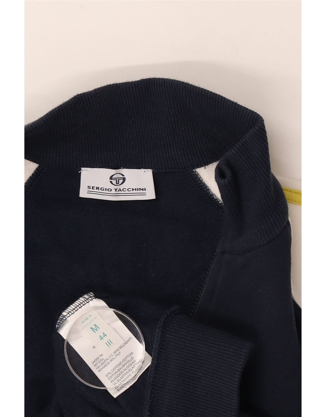 Giacca da ginnastica da donna Sergio Tacchini UK 14 medio blu navy