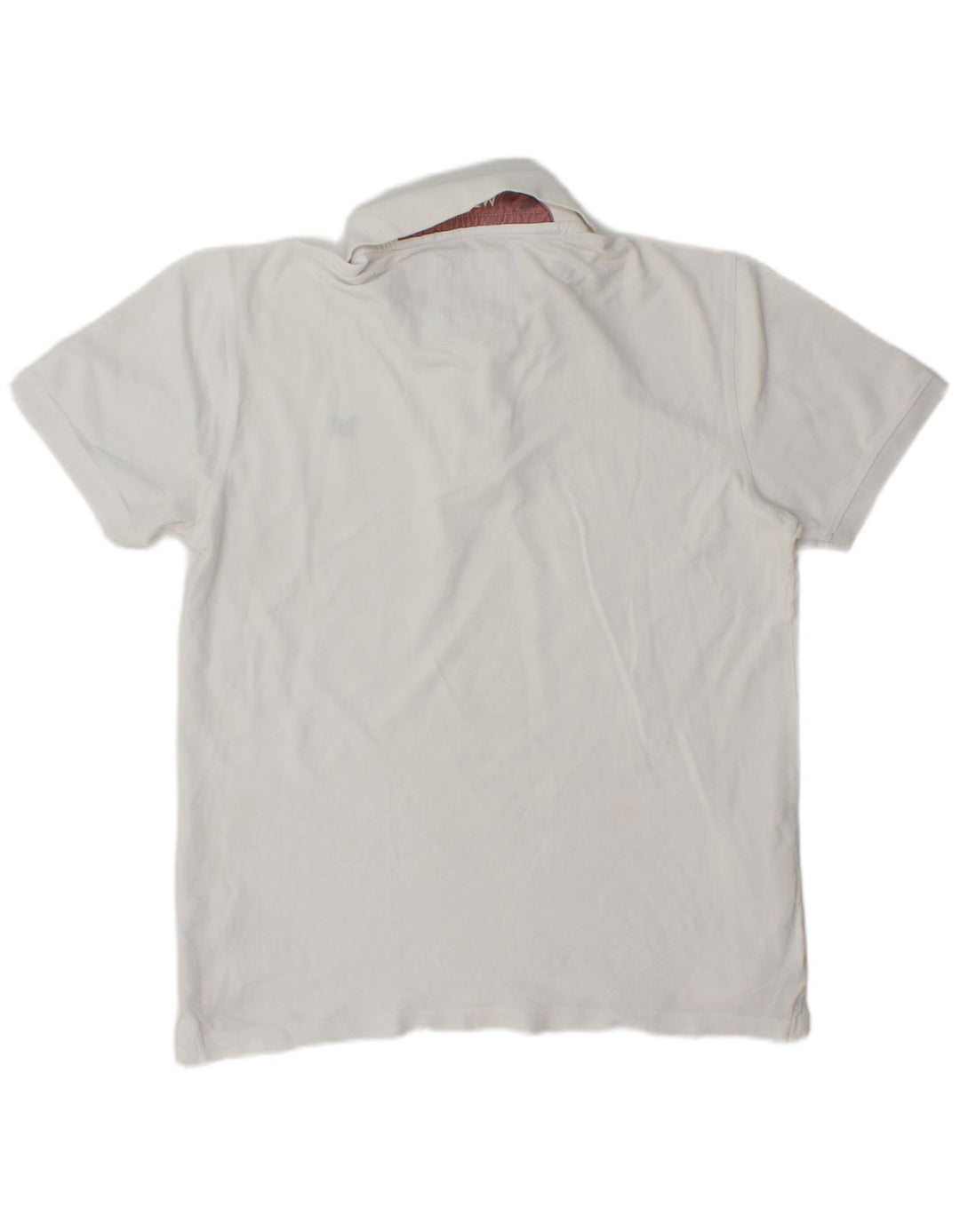Crew Clothing Polo da uomo in cotone bianco medio