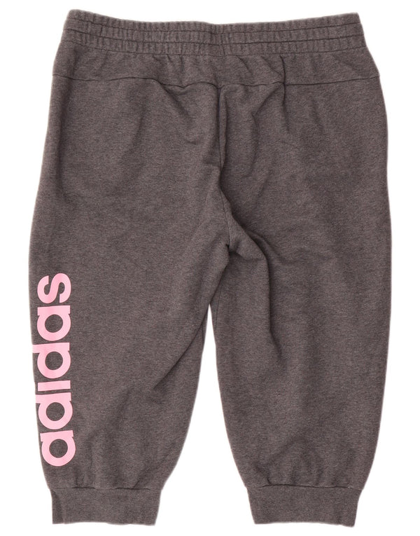 Pantaloncini sportivi Bermuda grafici da donna ADIDAS UK 20/22 XL Grigio