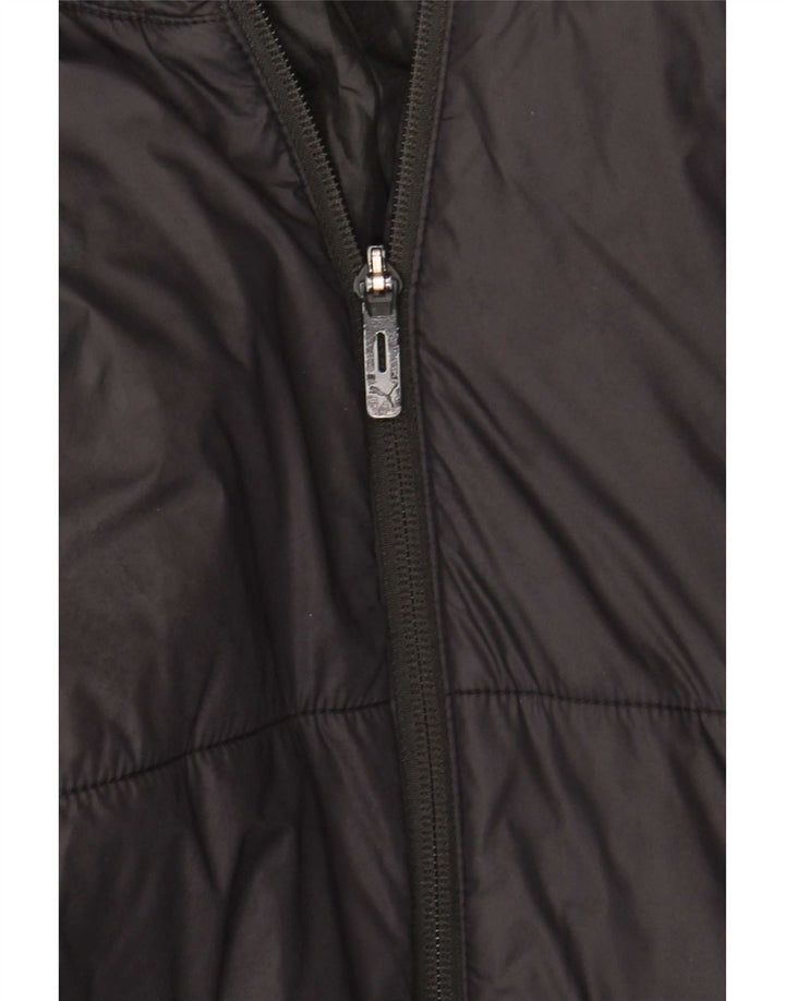 Giacca imbottita con cappuccio da uomo Puma UK 38 nylon nero medio