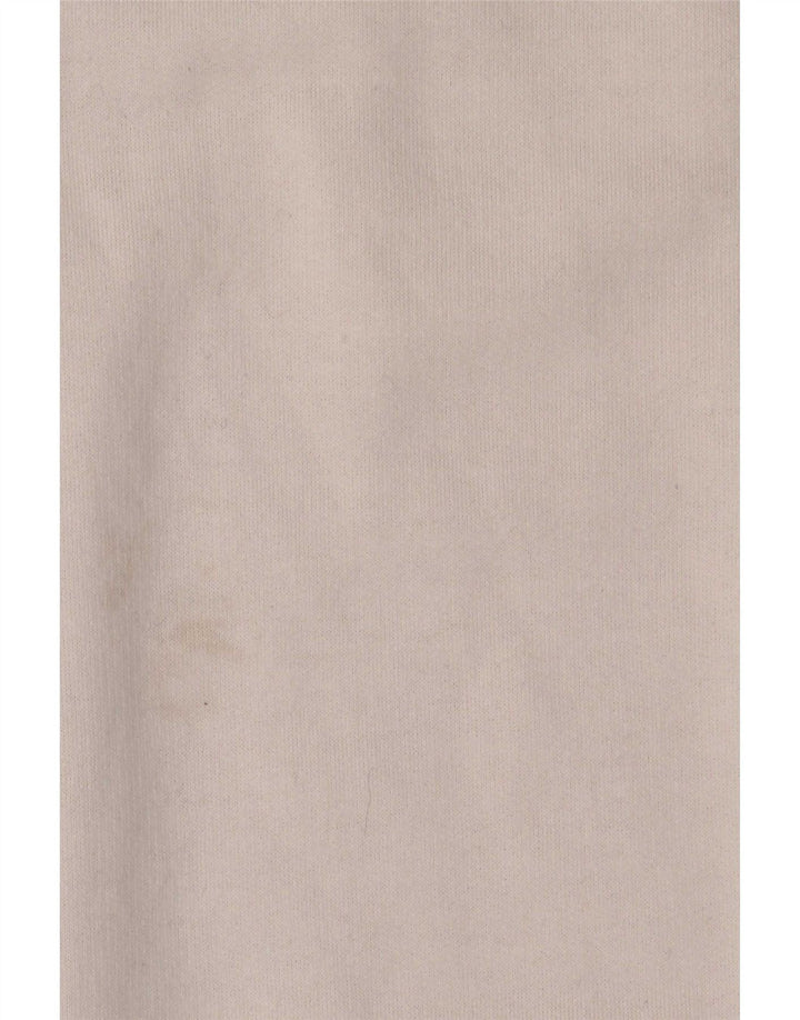 Felpa senza maniche grafica da uomo Lotto Maglione bianco medio geometrico