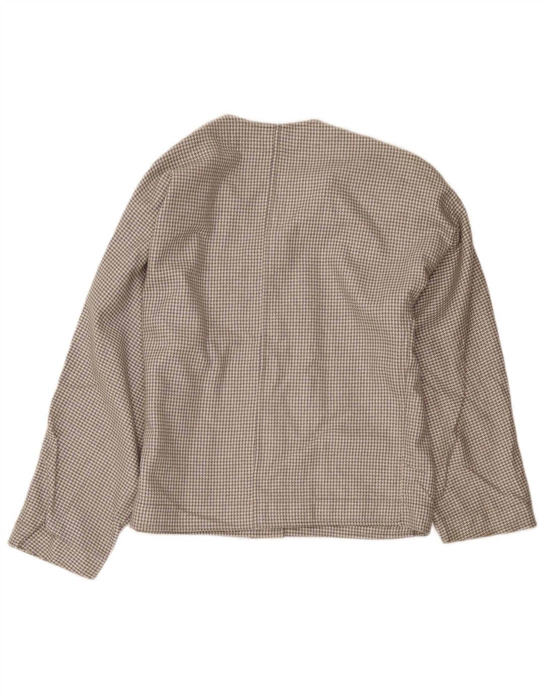 Bomber da donna Gian Marco Venturi UK 12 Pied de poule grigio medio
