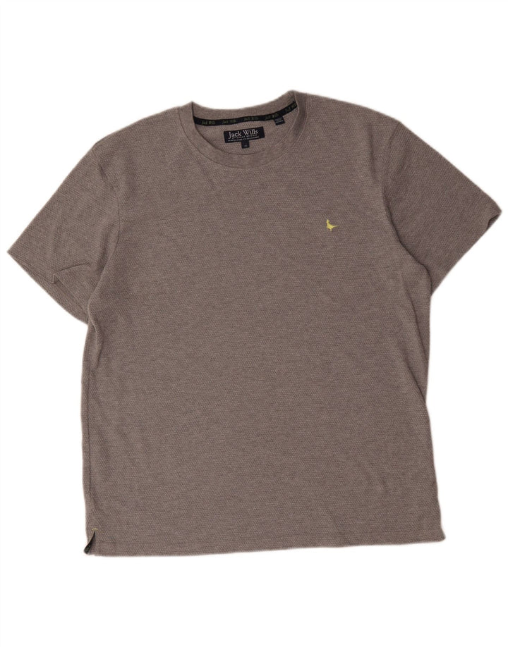 T-shirt da uomo Jack Wills Top XL in cotone grigio