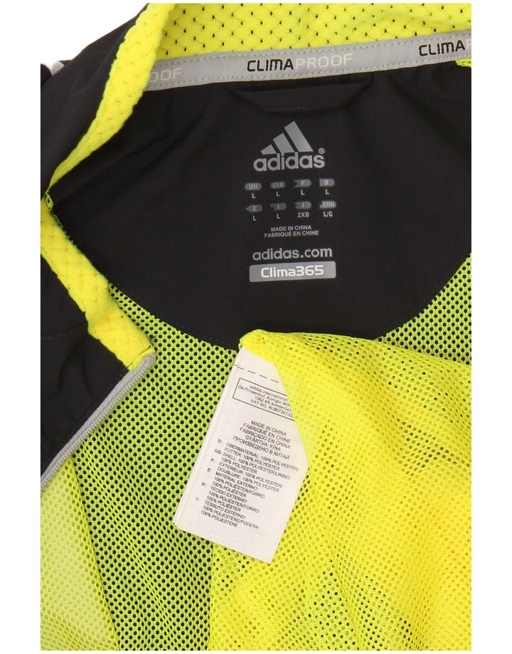 Giacca antipioggia ADIDAS da uomo Clima 365 UK 40 Large blu navy in poliestere