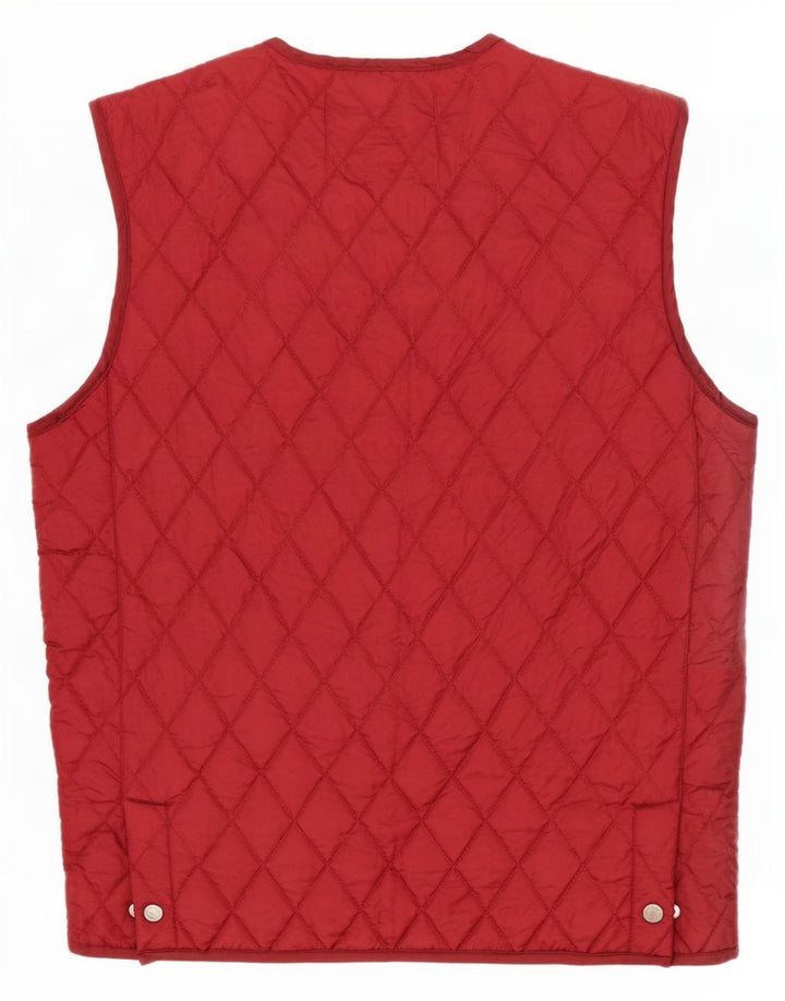Gilet trapuntato da uomo Sinclair UK 38 nylon medio bordeaux
