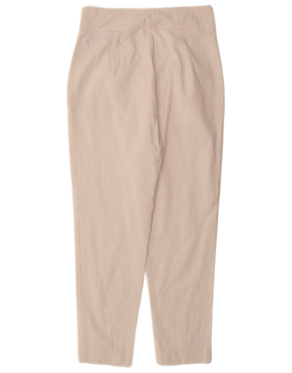 Pantaloni cropped affusolati da donna LIU JO IT 40 Small W28 L25 Viscosa bianca