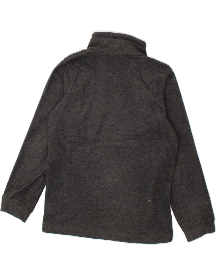 COLUMBIA Boys Fleece Jacket 10-11 Years Medium Grey Polyester Vintage Columbia and Second-Hand Columbia from Messina Hembry 