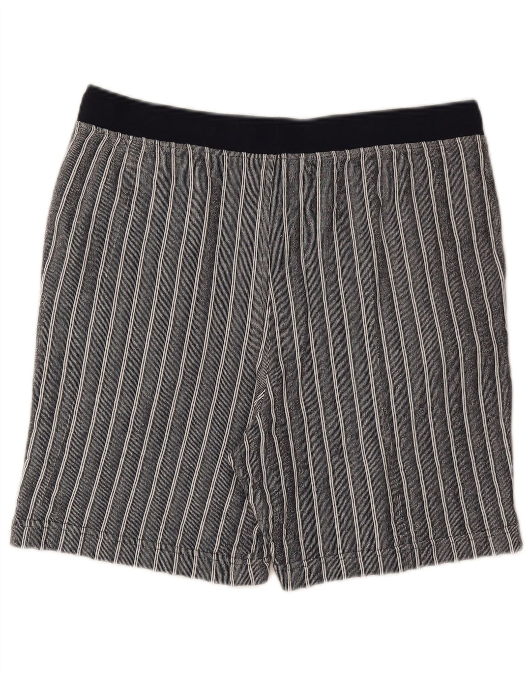 Pantaloncini casual da uomo Marks & Spencer grandi in cotone a righe blu navy