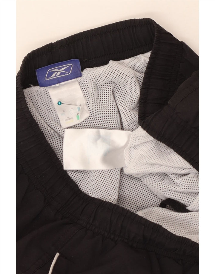 Pantaloncini sportivi Reebok da uomo XL neri in poliestere