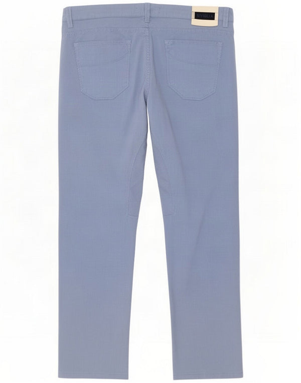 SIVIGLIA Pantaloni casual dritti da uomo W40 L30 Cotone a righe blu