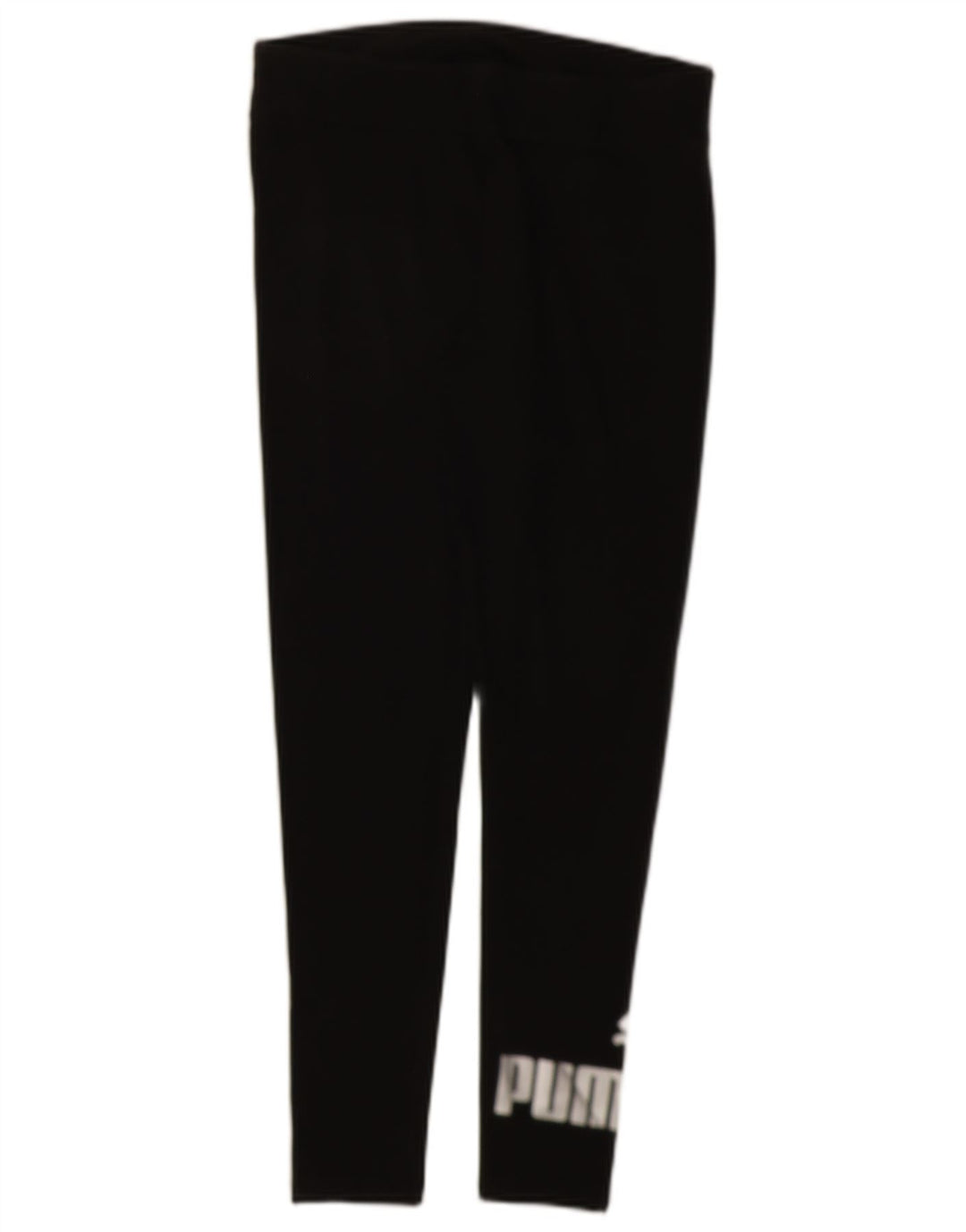 PUMA Womens Graphic Leggings UK 12 Medium  Black