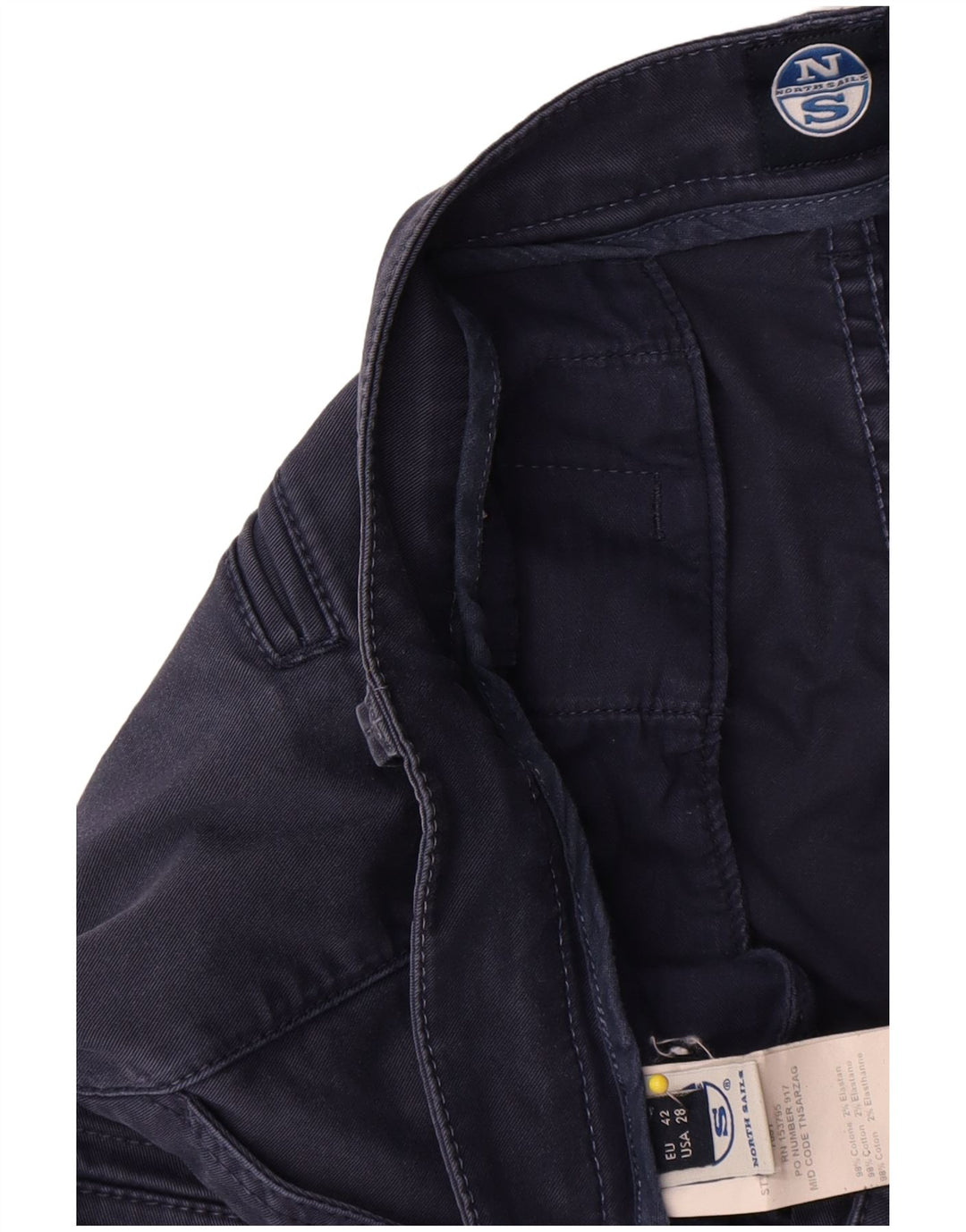 Pantaloncini cargo da donna North Sails EU 42 medi W28 cotone blu navy