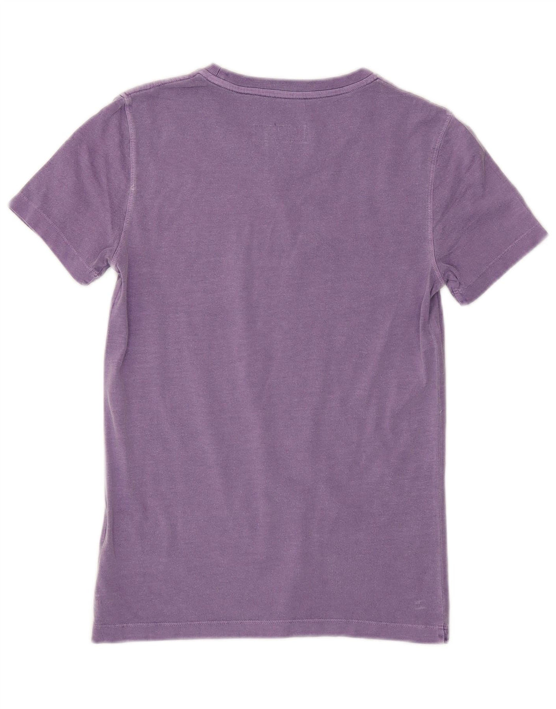 DIESEL T-shirt grafica da donna Top UK 10 piccolo cotone viola
