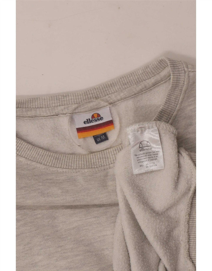Felpa da uomo Ellesse Maglione in cotone grigio medio