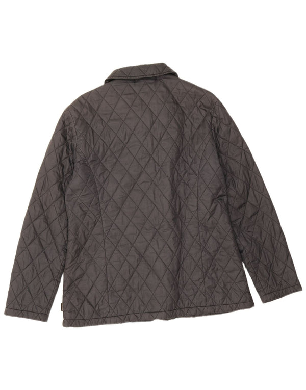 Giacca trapuntata da donna Barbour UK 14 grande nera