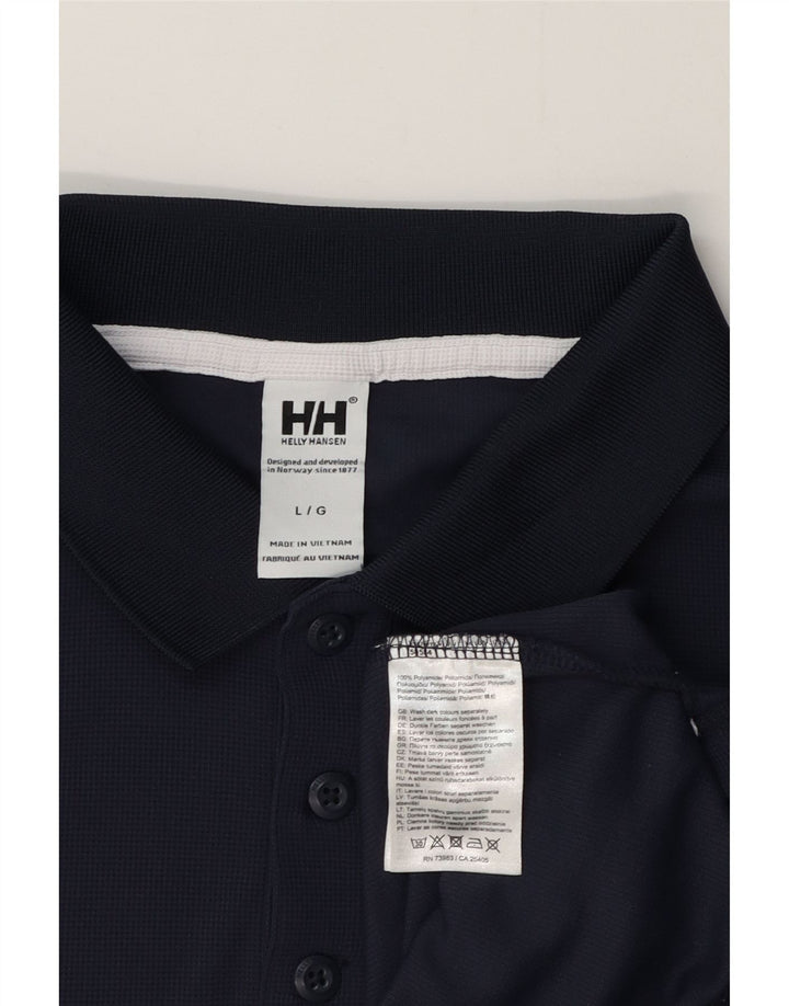Polo da uomo Helly Hansen grande blu navy
