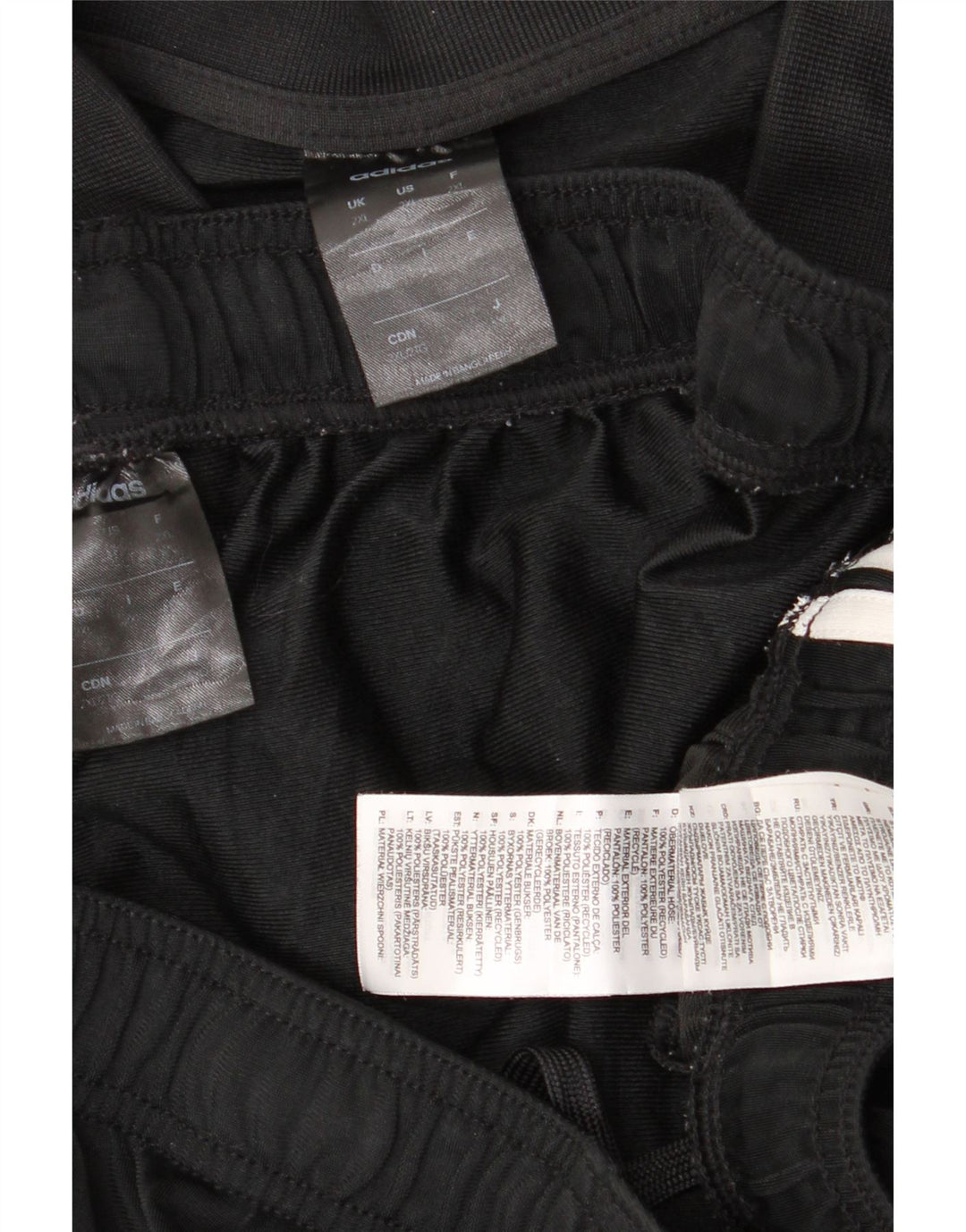 Tuta intera da uomo Adidas 2XL poliestere nera