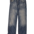Jeans dritti invecchiati da uomo Energie W34 L36 cotone blu