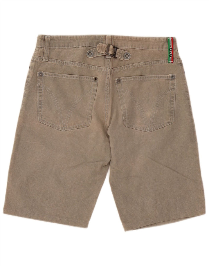 Pantaloncini di jeans da uomo Dolce & Gabbana W32 cotone grigio medio