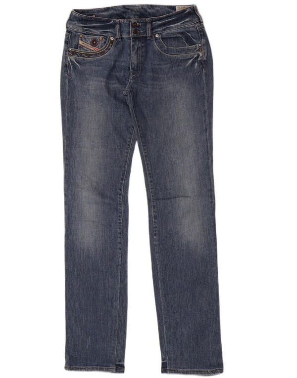 Jeans dritti Ronhar da donna Diesel W32 L34 cotone blu