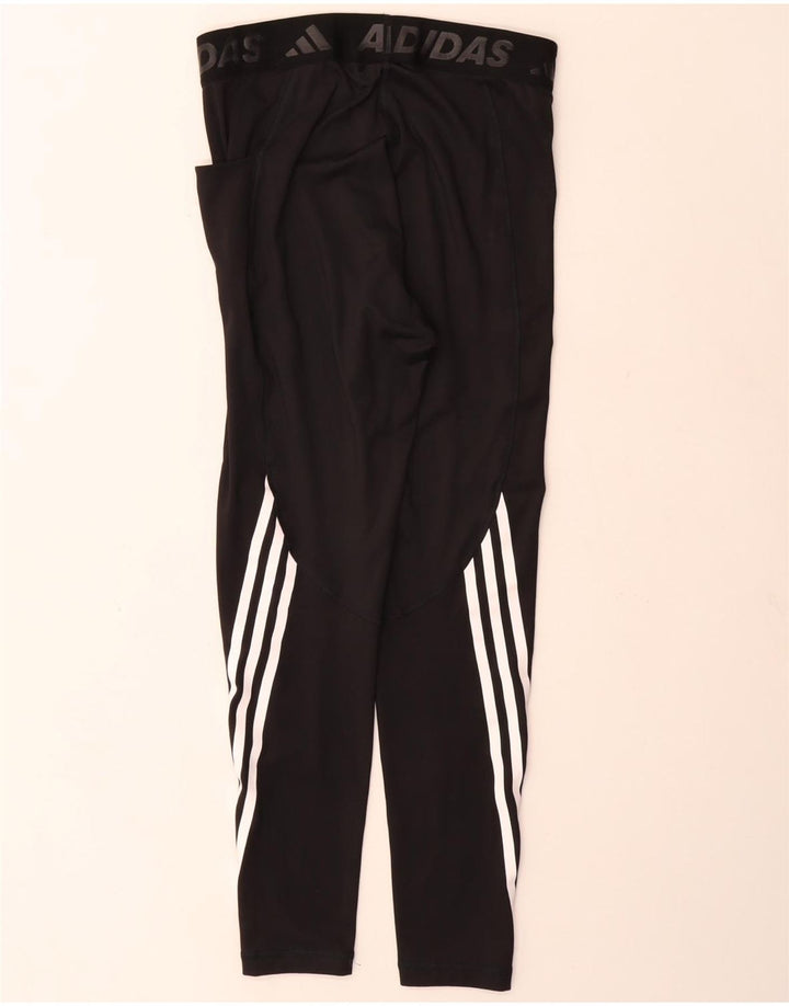 Leggings grafici da donna Adidas UK 12/14 Poliestere nero medio