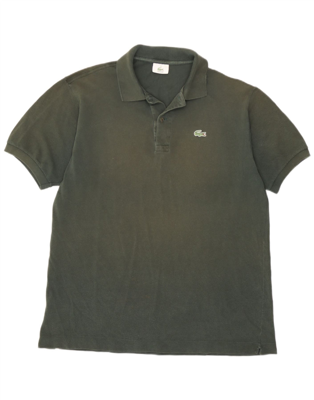 Polo Lacoste da uomo US 5 Large in cotone verde