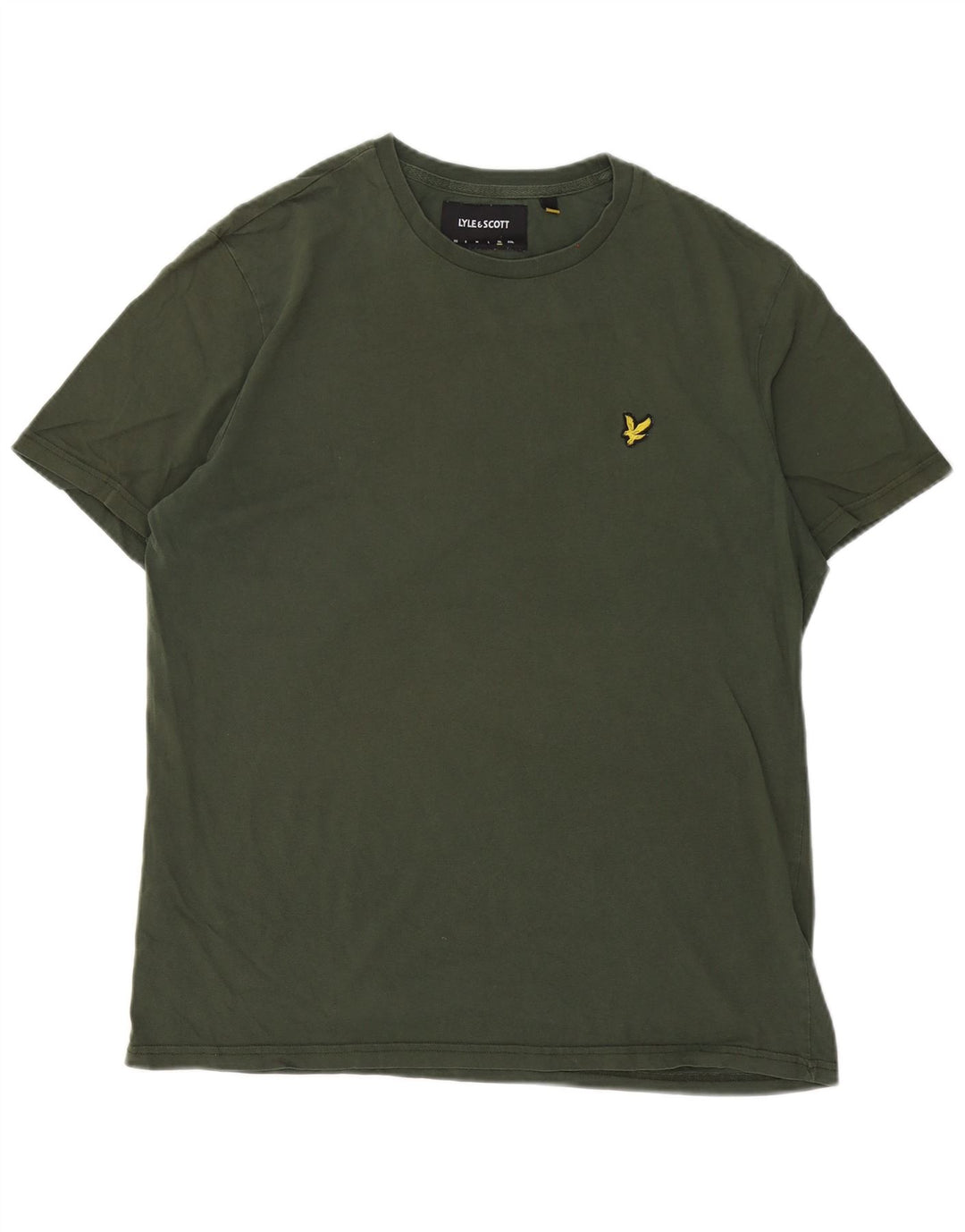 T-shirt da uomo Lyle & Scott Top XL in cotone kaki