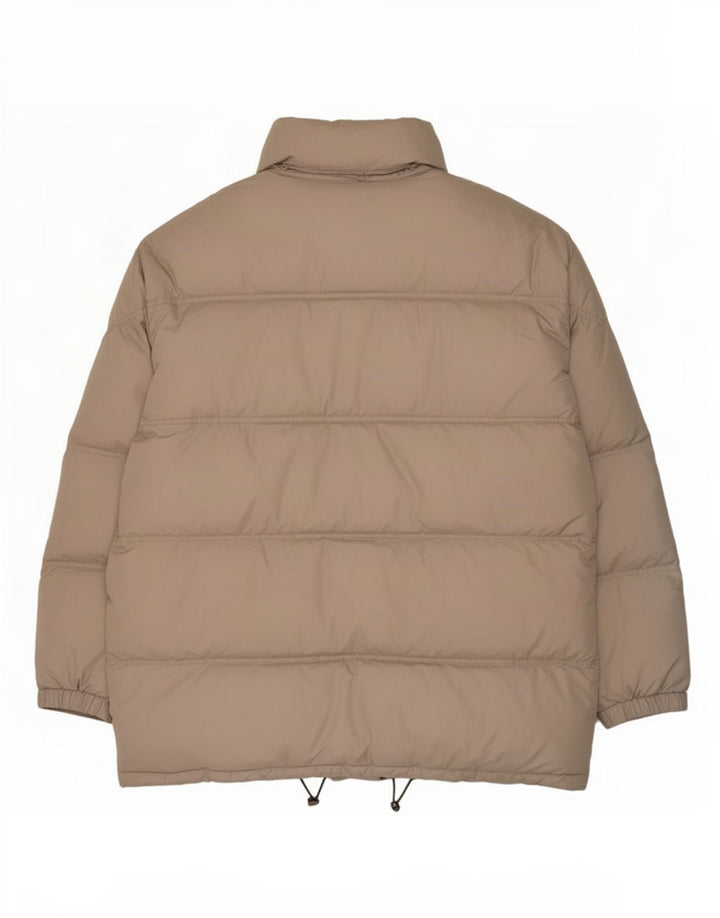 Giacca imbottita con cappuccio Fila da uomo IT 54 2XL Nylon grigio