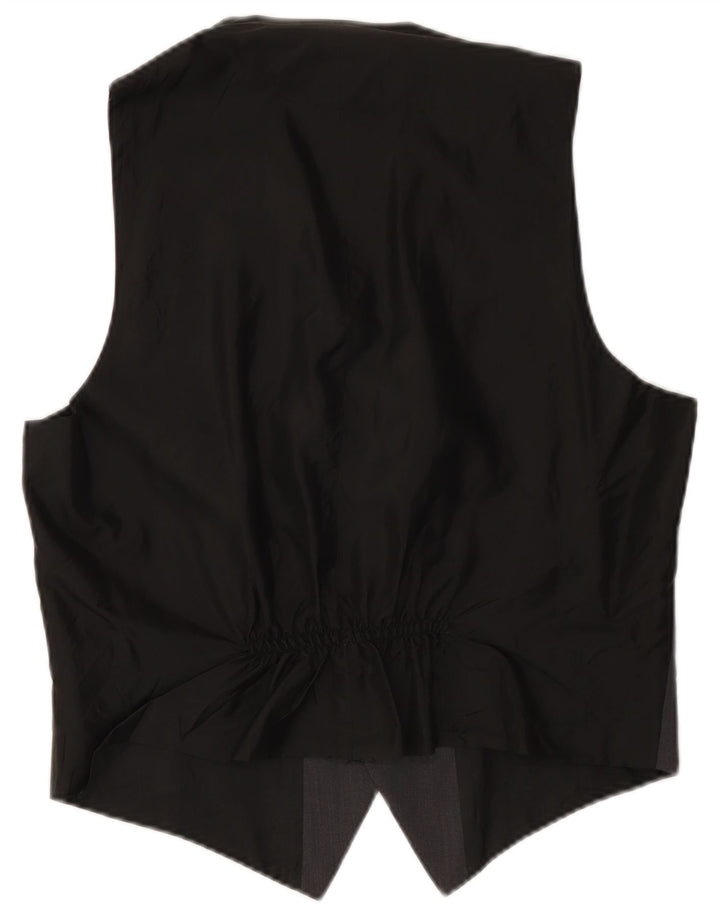 Gilet vintage da uomo color grigio medio
