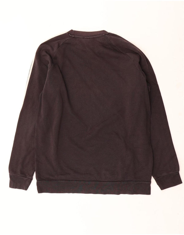 Felpa Adidas Uomo Maglione Medio Nero Cotone