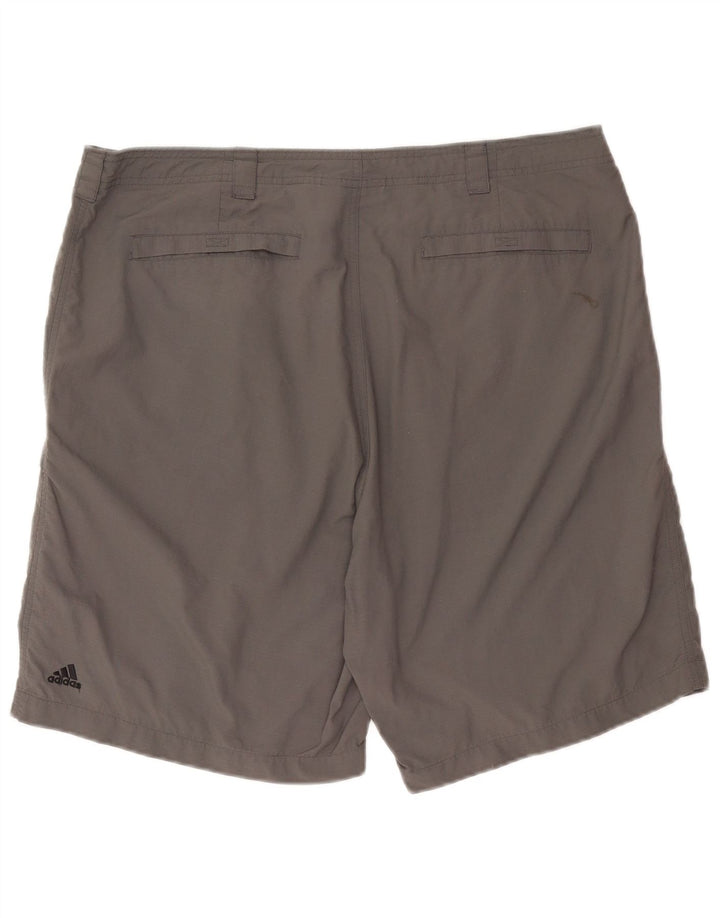 Pantaloncini casual da uomo Adidas XL W38 poliestere grigio