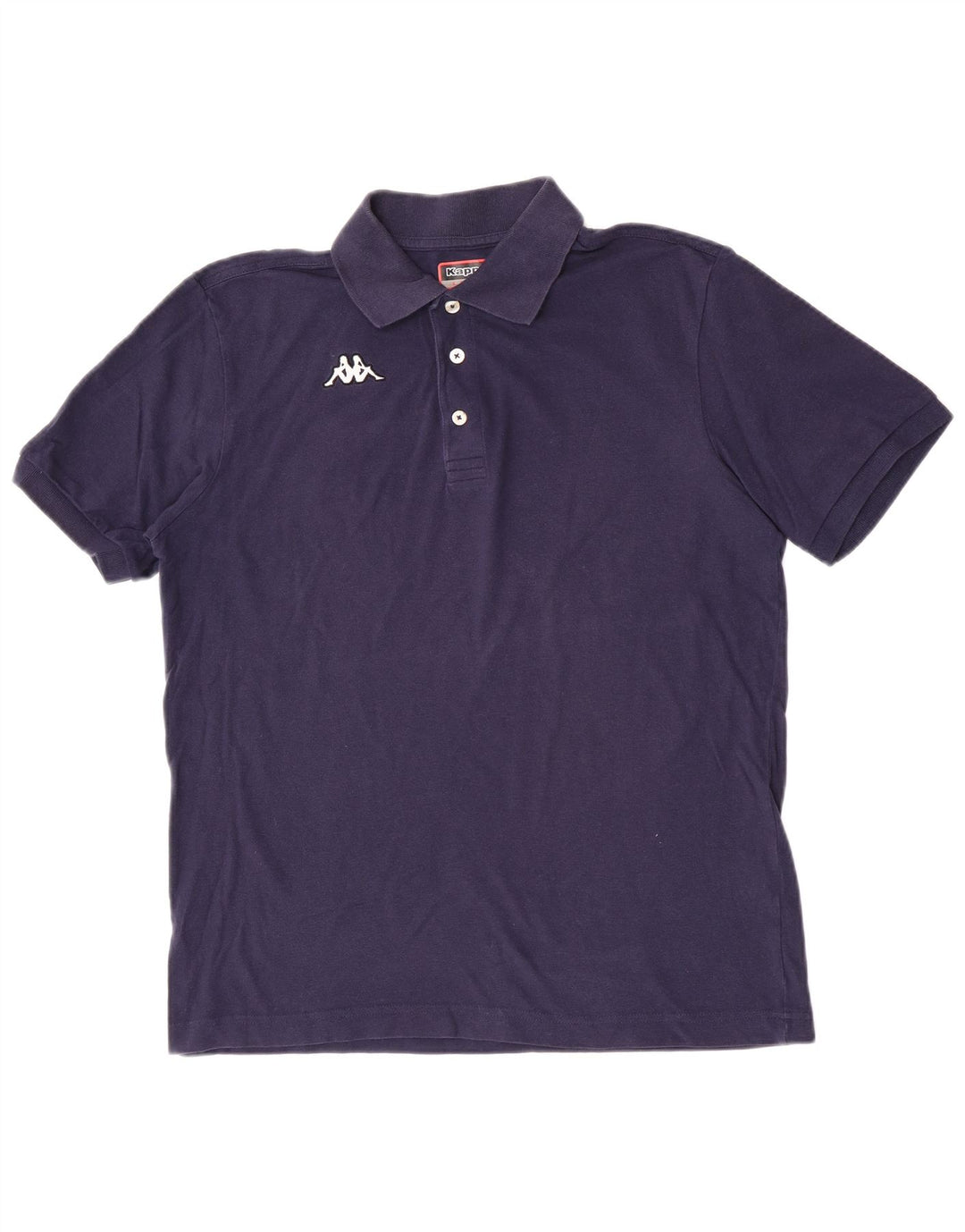 Polo Kappa Uomo Large Blu Navy in cotone