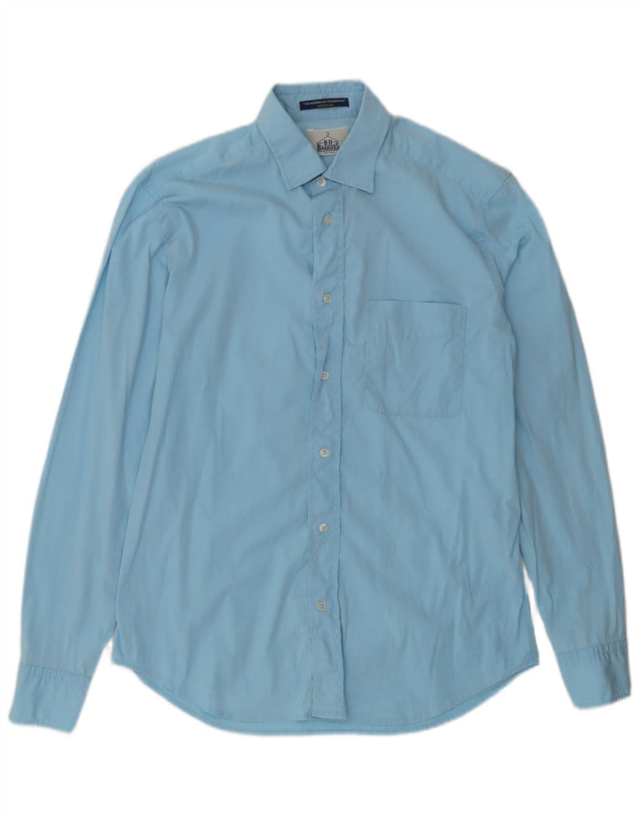 B.D. Camicia Baggies da uomo vestibilità regolare piccola in cotone blu