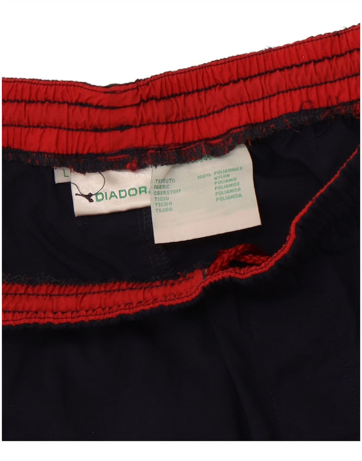 DIADORA Pantaloncini Sportivi Uomo Large Blu Navy in Poliammide